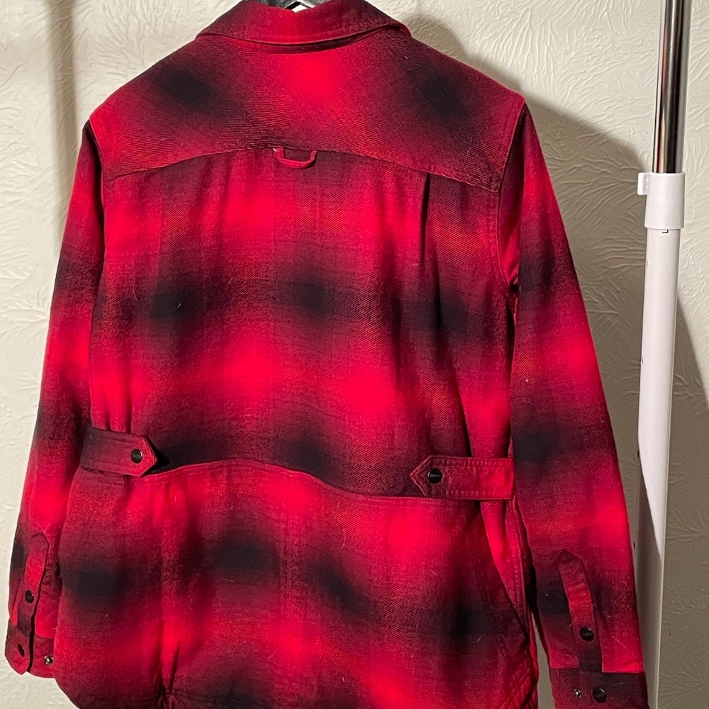 Duluth Trading Women's Folklore Flannel Insulated Shirt Jac - Picture 4 of 5